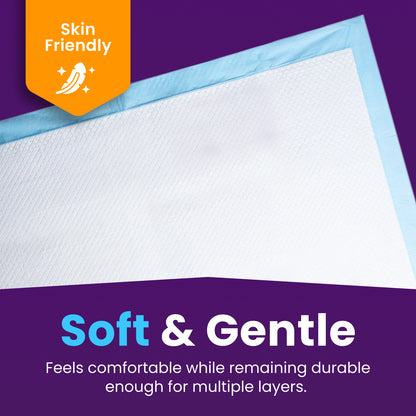 Incontinence Bed Pads Disposable 90 x 60cm – Highly Absorbent | CE Certified Leak-Proof Sheets for Bed, Sofa & Chairs