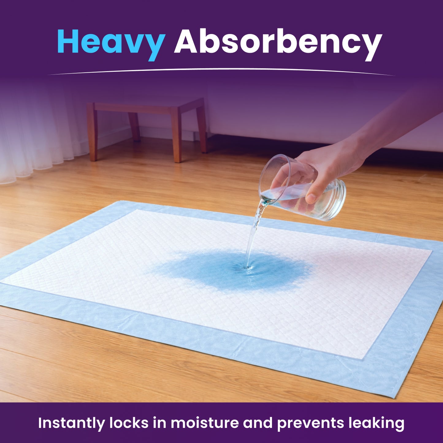 Incontinence Bed Pads Disposable 90 x 60cm – Highly Absorbent | CE Certified Leak-Proof Sheets for Bed, Sofa & Chairs