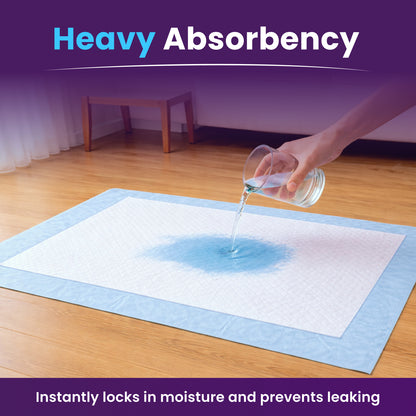 Incontinence Bed Pads Disposable 90 x 60cm – Highly Absorbent | CE Certified Leak-Proof Sheets for Bed, Sofa & Chairs