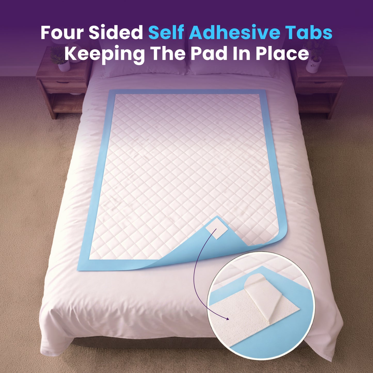Incontinence Bed Pads Disposable 90 x 60cm – Highly Absorbent | CE Certified Leak-Proof Sheets for Bed, Sofa & Chairs